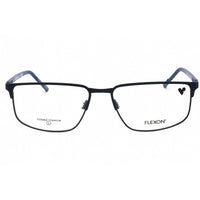 Flexon Men's Eyeglasses - Satin Navy Rectangular Full Rim Frame | FLEXON E1145 410 ,