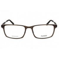 Flexon Men's Eyeglasses - Grey Crystal Rectangular Full Rim Frame | FLEXON EP8008 020 ,