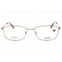Flexon Women's Eyeglasses - Shiny Rose Gold Metal Rectangular Frame | FLEXON W3040 770 ,