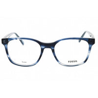 Fossil Men's Eyeglasses - Blue Horn Acetate Square Full Rim Frame | FOS 7135 38I 00 ,
