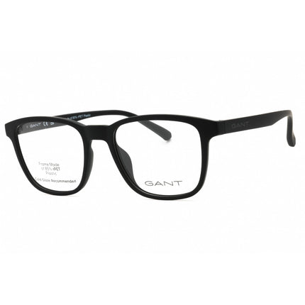 Gant Men's Eyeglasses - Matte Black Injected Propionate Square Full Rim | GA50011 002 ,