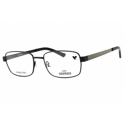 Genesis Men's Eyeglasses - Black Rectangular 56mm Frame Clear Demo Lens | G4041 001 ,