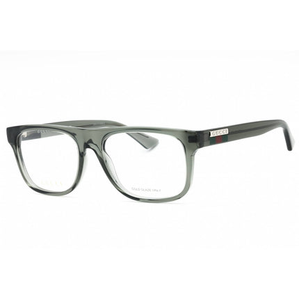 Gucci Men's Eyeglasses - Grey Injected Propionate Square Full Rim Frame | GG1117O 003 ,