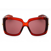 Gucci Women's Sunglasses - Burgundy Injected Propionate Butterfly Frame | GG1402S 003 ,