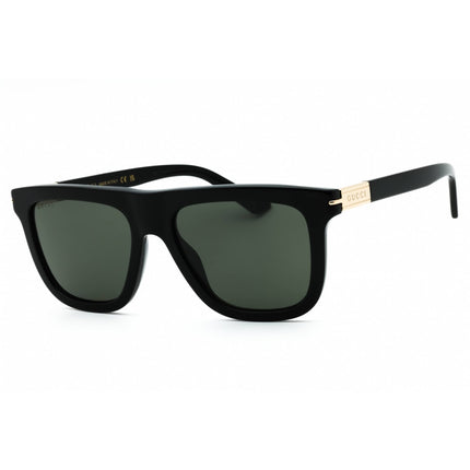 Gucci Men's Sunglasses - Black Acetate Square Full Rim Frame Grey Lens | GG1502S 001 ,