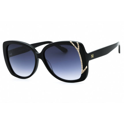 Guess by Marciano Women's Sunglasses - Shiny Black Acetate Oversized | GM0821 01B ,