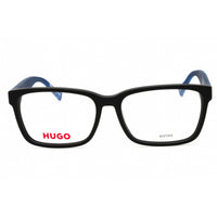 Hugo Unisex Eyeglasses - Matte Black Plastic Rectangular Full Rim | HG 0182 0003 00 ,