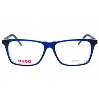Hugo Men's Eyeglasses - Blue Azure Plastic Rectangular Shape Frame | HG 1140 0ZX9 00 ,