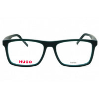 Hugo Men's Eyeglasses - Green Blue Plastic Rectangular Full Rim Frame | HG 1198 03UK ,