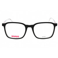 Hugo Men's Eyeglasses - Black Crystal Plastic Square Full Rim Frame | HG 1202 07C5 00 ,