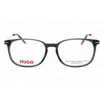 Hugo Men's Eyeglasses - Grey Plastic Full Rim Frame Clear Demo Lens | HG 1205 0KB7 ,