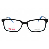 Hugo Men's Eyeglasses - Black Blue Plastic Rectangular Shape Frame | HG 1245 0D51 00 ,