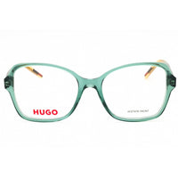 Hugo Women's Eyeglasses - Transparent Green Plastic Butterfly Frame | HG 1267 0GP7 00 ,