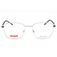 Hugo Men's Eyeglasses - Matte Palladium Blue Metal Square Full Rim | HG 1273 07XM 00 ,
