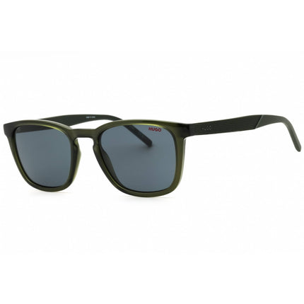 Hugo Men's Sunglasses - Green Plastic Square Shape Full Rim Frame | HG 1306/S 01ED IR ,