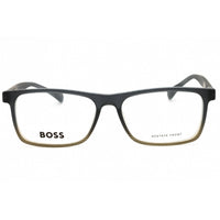 Hugo Boss Men's Eyeglasses - Grey Brown Pattern Metal Frame | BOSS 1084/IT 0PK3 00 ,