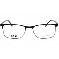Hugo Boss Men's Eyeglasses - Matte Black Dark Ruthenium Frame | BOSS 1186 0RZZ 00 ,