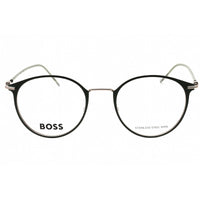 Hugo Boss Men's Eyeglasses - Matte Green Ruthenium Metal Round | BOSS 1432 0EAN 00 ,