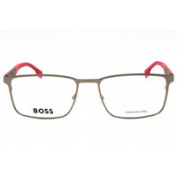 Hugo Boss Men's Eyeglasses - Ruthenium Red Metal Rectangular Frame | BOSS 1488 0GHP 00 ,