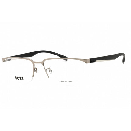Hugo Boss Men's Eyeglasses - Matte Ruthenium Rectangular Frame | BOSS 1543/F 0R81 00 ,