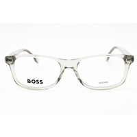 Hugo Boss Men's Eyeglasses - Transparent Dark Grey Rectangular | BOSS 1547 0CBL 00 ,