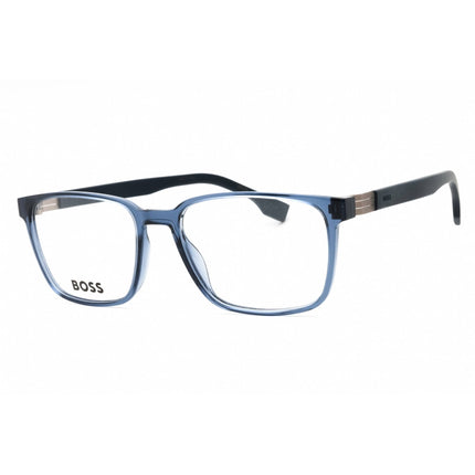 Hugo Boss Men's Eyeglasses - Blue Rectangular Shape Full Rim Frame | BOSS 1578 0PJP 00 ,