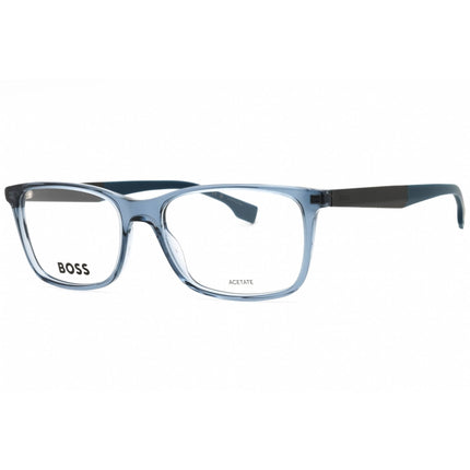 Hugo Boss Men's Eyeglasses - Blue Rectangular Shape Full Rim Frame | BOSS 1581 0PJP 00 ,