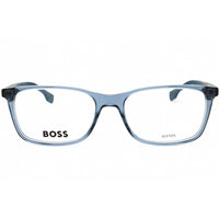 Hugo Boss Men's Eyeglasses - Blue Rectangular Shape Full Rim Frame | BOSS 1581 0PJP 00 ,