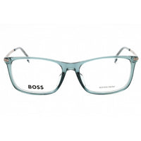 Hugo Boss Men's Eyeglasses - Transparent Denim Blue Full Rim | BOSS 1614/F 0DTY 00 ,