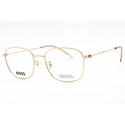 Hugo Boss Men's Eyeglasses - Gold Metal Oval Full Rim Frame | BOSS 1620/F 0J5G 00 ,
