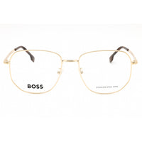 Hugo Boss Men's Eyeglasses - Gold Metal geometric Full Rim Frame | BOSS 1672/F 0J5G 00 ,