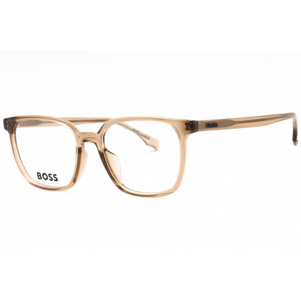 Hugo Boss Men's Eyeglasses - Beige Plastic Square Full Rim Frame | BOSS 1679/F 010A 00 ,