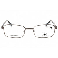 Joe optical Men's Eyeglasses - Gunmetal Metal Rectangular Full Rim Frame | JOE4049 033 ,