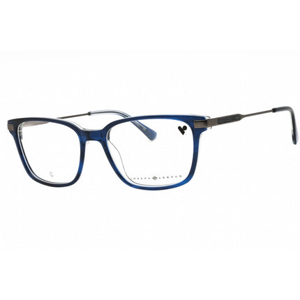 Joseph Abboud Men's Eyeglasses - Navy Horn Acetate Square Full Rim Frame | JA4106 414 ,