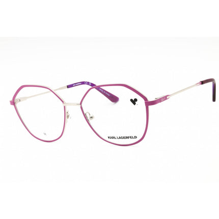 Karl Lagerfeld Women's Eyeglasses - Strawberry Metal geometric Full Rim | KL346 628 ,