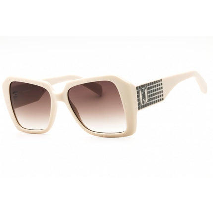 Karl Lagerfeld Women's Sunglasses - Off White Oversized Full Rim Frame | KL6140S 102 ,