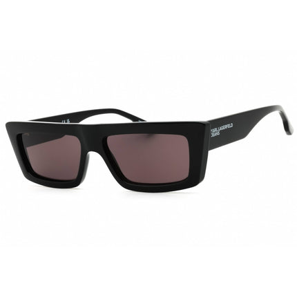 Karl Lagerfeld Unisex Sunglasses - Black Rectangular Full Rim Frame | KLJ6147S 001 ,