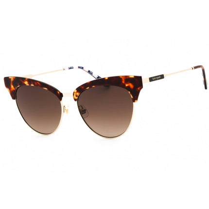 Kate Spade Women's Sunglasses - Havana Metal Cat Eye Full Rim Frame | ALVI/G/S 0086 HA ,