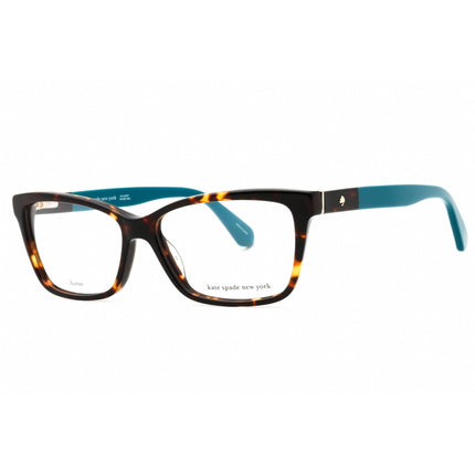 Kate Spade Women's Eyeglasses - Havana Turquoise Cat Eye Frame | Camberly 0FZL 00 ,