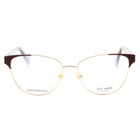 Kate Spade Women's Eyeglasses - Gold Burgundy Metal pantos Full Rim | DOVE/G 0NOA 00 ,