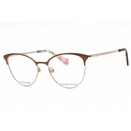 Kate Spade Women's Eyeglasses - Matte Brown Metal Cat Eye Shape Frame | Izabel/G 4IN ,