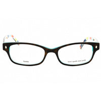 Kate Spade Women's Eyeglasses - Tortoise Aqua Striped Cat Eye | Lucyann Us 0X77 00 ,
