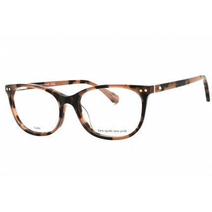 Kate Spade Women's Eyeglasses - Havana Gold Plastic Oval Full Rim | RAELYNN 02IK 00 ,