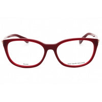 Kate Spade Women's Eyeglasses - Burgundy Gold Plastic Oval Frame | TRULEE/F 06K3 00 ,