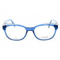 Kate Spade Women's Eyeglasses - Blue White Plastic Oval Full Rim Frame | ZELDA 00JU 00 ,