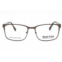 Kenneth Cole Reaction Men's Eyeglasses - Matte Gunmetal Metal Rectangular | KC0885 009 ,