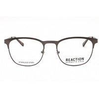 Kenneth Cole Reaction Men's Eyeglasses - Matte Gunmetal Metal oval Frame | KC0895 009 ,