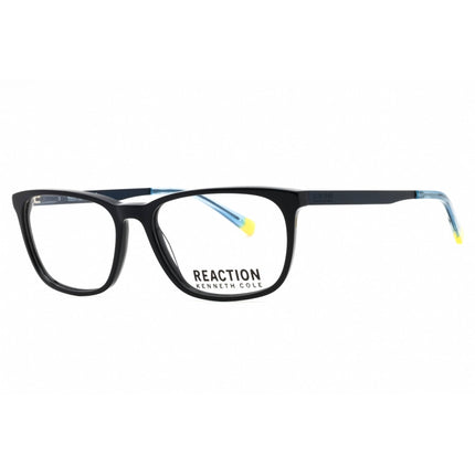 Kenneth Cole Reaction Men's Eyeglasses - Shiny Blue Rectangular Frame | KC0896 090 ,