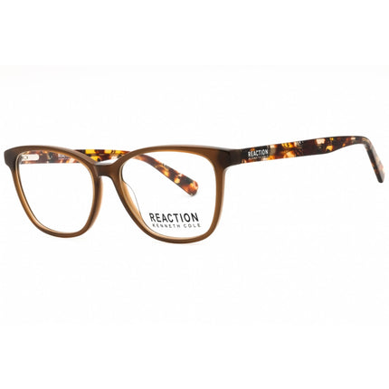 Kenneth Cole Reaction Men's Eyeglasses - Shiny Dark Brown Acetate Square | KC0901 048 ,