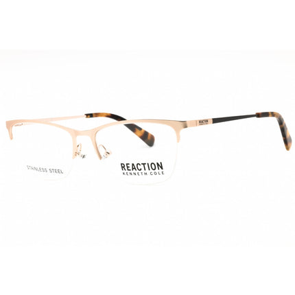 Kenneth Cole Reaction Women's Eyeglasses - Pale Gold Rectangular Frame | KC0979 032 ,